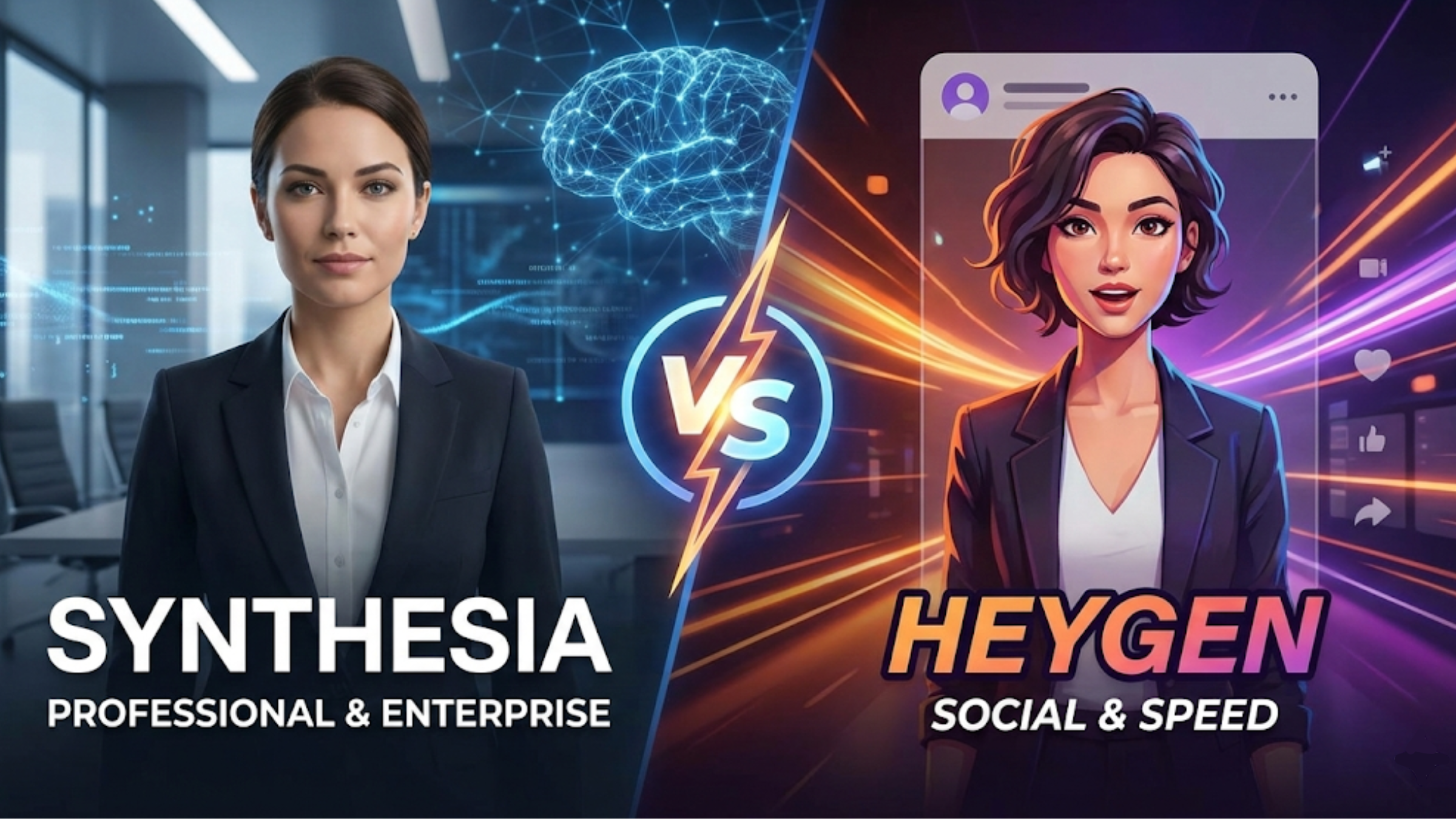 Synthesia vs HeyGen : Quel est le meilleur générateur d'avatars IA en 2026 ?